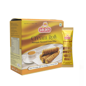 Cream Roll Pineapple 10 Pcs
